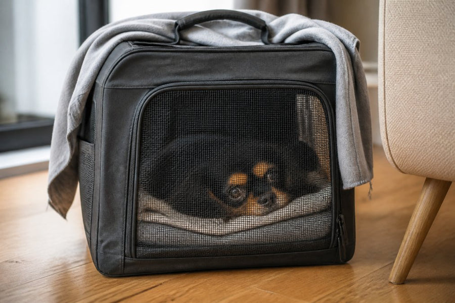 How to Calm an Anxious Dog in a Carrier