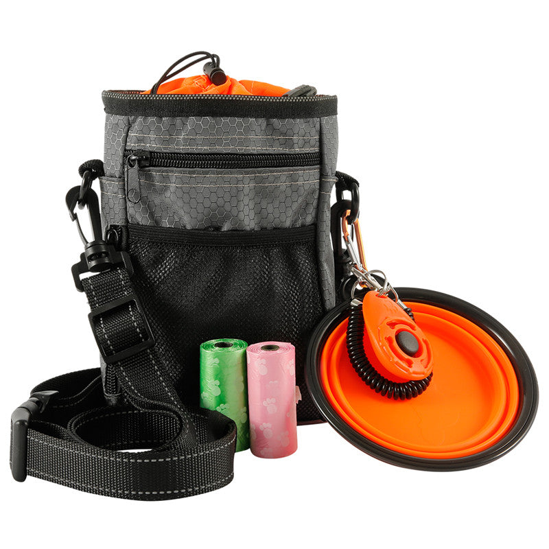 TrailPack Walk Bag – Dog Walking Bag with Collapsible Bowl — Grey — Everyday Walks — pet travel Australia