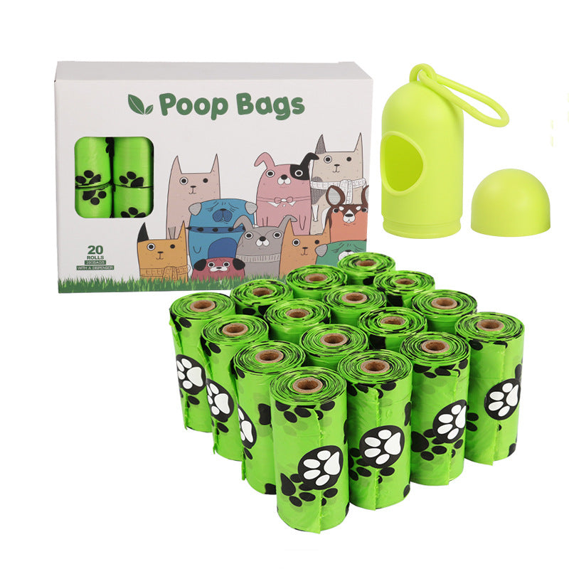 TrailBag Waste Bag Dispenser – Dog Waste Bags & Holder — Green 4 Rolls + Dispenser — Everyday Essentials — pet travel Australia
