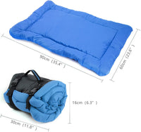 PackNest Travel Bed – Packable Pet Bed & Cooling Mat — Blue / Small — Weekends Away — pet travel Australia