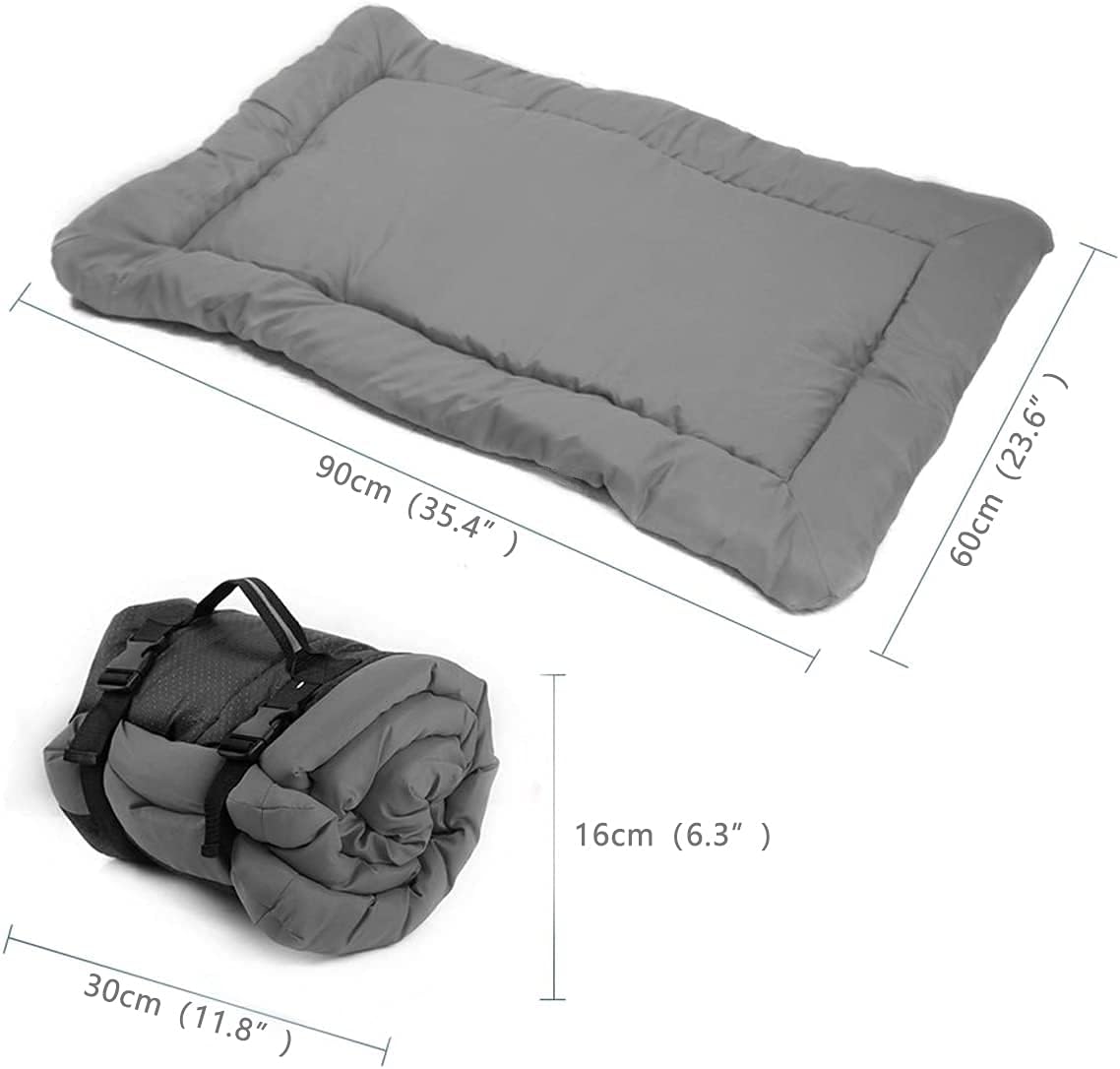 PackNest Travel Bed – Packable Pet Bed & Cooling Mat — Gray / Large — Weekends Away — pet travel Australia
