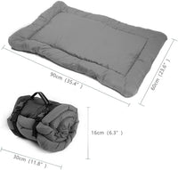 PackNest Travel Bed – Packable Pet Bed & Cooling Mat — Gray / Large — Weekends Away — pet travel Australia