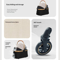 FoldGo Pet Stroller – One-Touch Folding Pet Stroller — Weekends Away — pet travel Australia