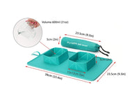 FoldSip Silicone Bowls – Collapsible Silicone Travel Bowls — Everyday Essentials — pet travel Australia