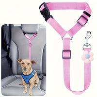 CabinClip Car Tether – Reflective Dog Car Tether — Red / 2.5 × 55 cm — Road Trip Essentials — pet travel Australia