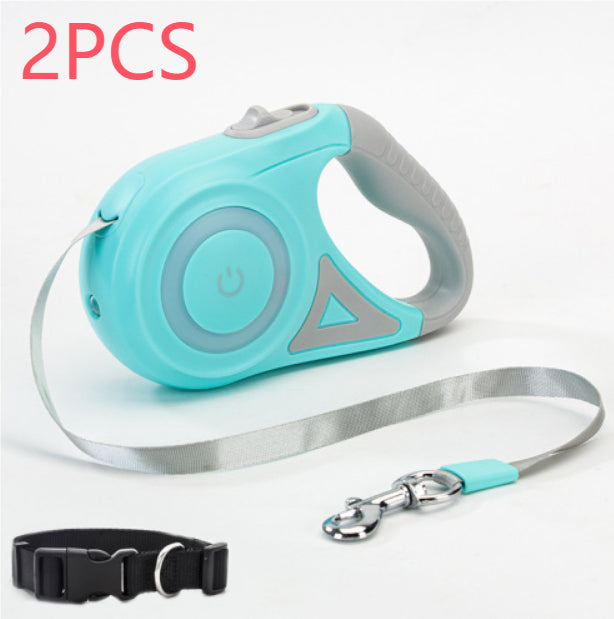ReachLock Retractable Dog Lead – Retractable Lead with Lock — Purple / 3 m / 2-pack · Lead + collar — The Signature Edit — pet travel Australia