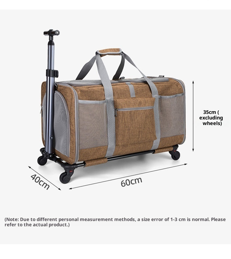 RollCabin Soft Carrier – Wheeled Soft Pet Carrier — Carriers & Cabin — pet travel Australia