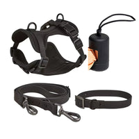 TrailGuard Harness Set – Harness Lead and Collar Set — Green / M — Everyday Walks — pet travel Australia