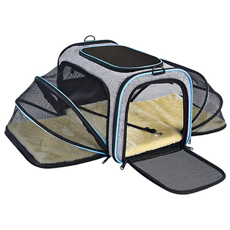 GrowSpace Soft Carrier – Expandable Soft Pet Carrier — Carriers & Cabin — pet travel Australia