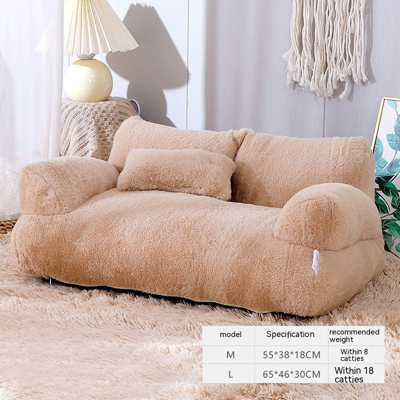 PerchLoaf Raised Cat Bed – Elevated Cat Sofa — L / Cherry Blossom Powder — Weekends Away — pet travel Australia