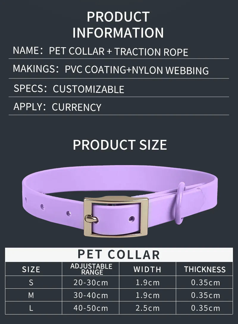 Size guide — TrailGuard Harness Set – Harness Lead and Collar Set