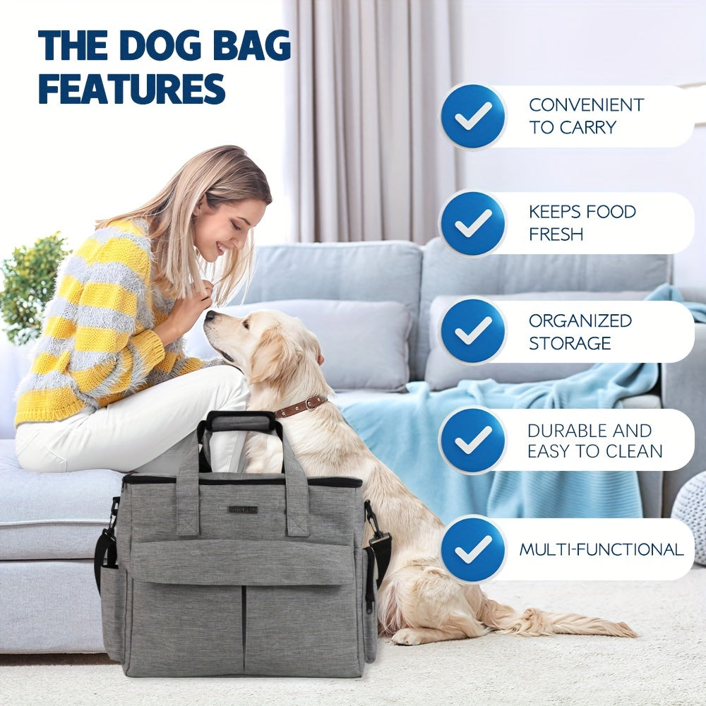 KibbleKit Travel Bag with Bowls – Fur & Far-1