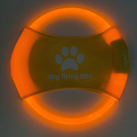 GlowCatch LED dog disc close-up