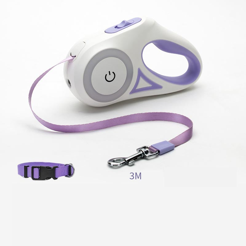 ReachLock Retractable Dog Lead – Retractable Lead with Lock — Purple / 3 m / Lead only — The Signature Edit — pet travel Australia