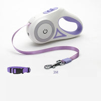 ReachLock Retractable Dog Lead – Retractable Lead with Lock — Purple / 3 m / Lead only — The Signature Edit — pet travel Australia