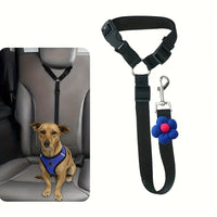 CabinClip Car Tether – Reflective Dog Car Tether — Orange / 2.5 × 55 cm — Road Trip Essentials — pet travel Australia