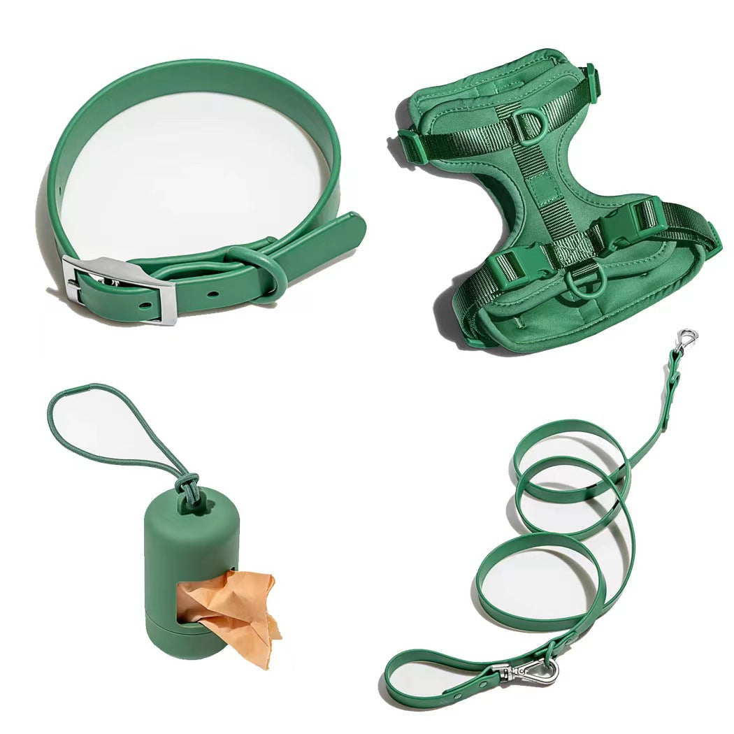 TrailGuard Harness Set – Harness Lead and Collar Set — Green / XS — Everyday Walks — pet travel Australia