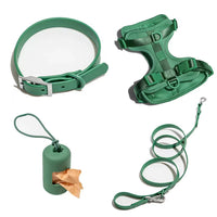 TrailGuard Harness Set – Harness Lead and Collar Set — Green / XS — Everyday Walks — pet travel Australia