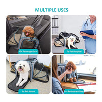 GrowSpace Soft Carrier – Expandable Soft Pet Carrier — Orange — Carriers & Cabin — pet travel Australia