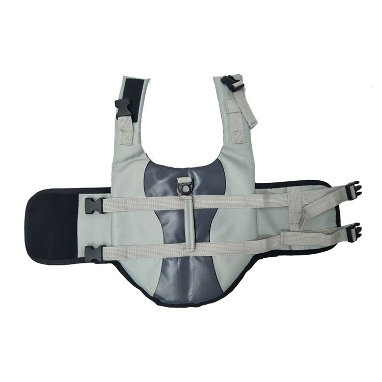 HarbourVest Dog Life Jacket – Dog Life Jacket with Rescue Handle — Grey / XL — Weekends Away — pet travel Australia