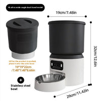 StayFed Autofeeder 4L – Timed 4L Pet Feeder — 4 L App / Stainless Bowl — Home While You're Away — pet travel Australia