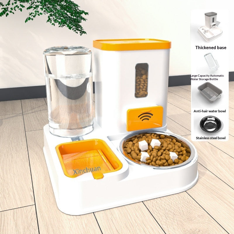 LiftBowl Feeding Station – Elevated Food and Water Station — Grass Green Steel Bowl — Home While You're Away — pet travel Australia