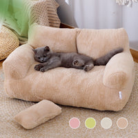 PerchLoaf Raised Cat Bed – Elevated Cat Sofa — 2XL / Cherry Blossom Powder — Weekends Away — pet travel Australia