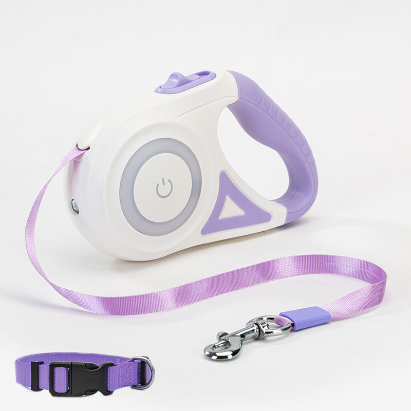 ReachLock Retractable Dog Lead – Retractable Lead with Lock — Orange / 3 m / Lead + collar — The Signature Edit — pet travel Australia