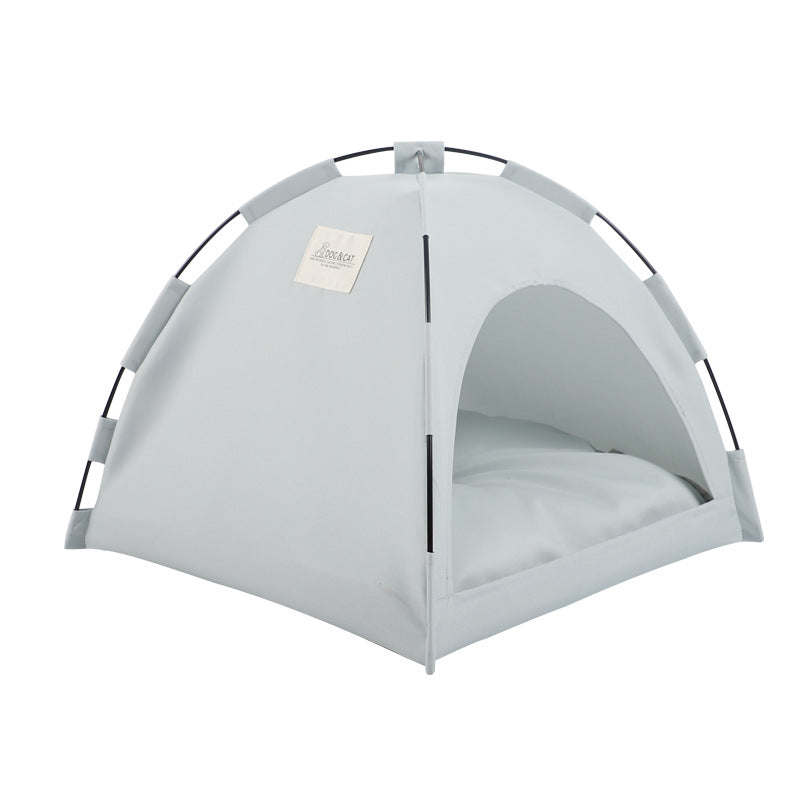 CampShade Pet Tent – Foldable Pet Tent with Cushion — Green Grey Set / M — Weekends Away — pet travel Australia