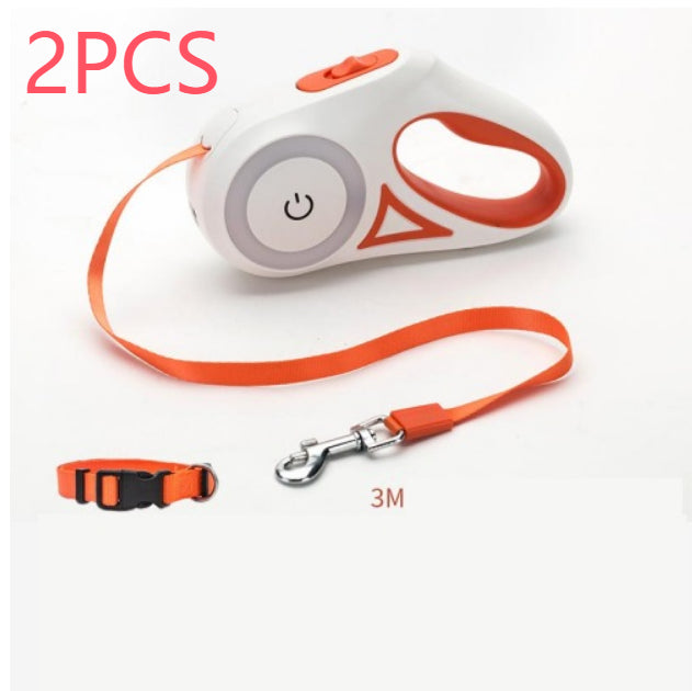 ReachLock Retractable Dog Lead – Retractable Lead with Lock — Purple / 5 m / 2-pack · Lead + collar — The Signature Edit — pet travel Australia