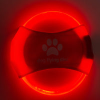 GlowCatch soft flexible dog disc