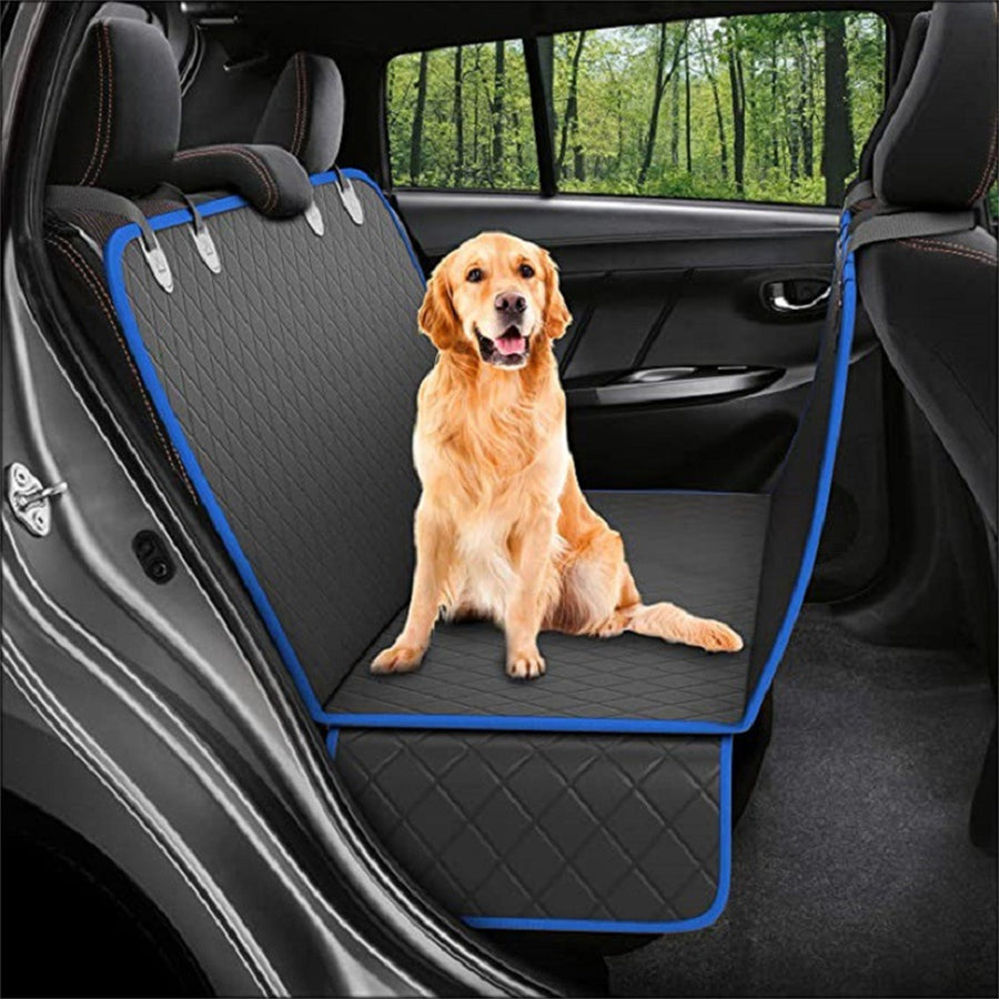 CalmBench Dog Car Hammock – Waterproof Back-Seat Hammock — A Black — The Signature Edit — pet travel Australia
